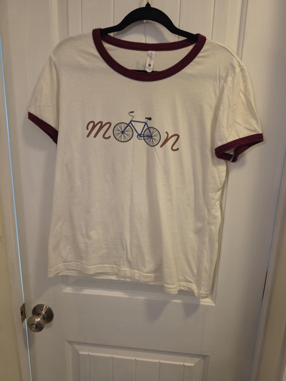 Moon Dog Key West Florida Bicycle Ringer T-Shirt Women’s XL